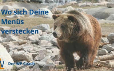 5 Orte, wo sich Deine Menüs verstecken können und 2 Orte, wo Du sie findest