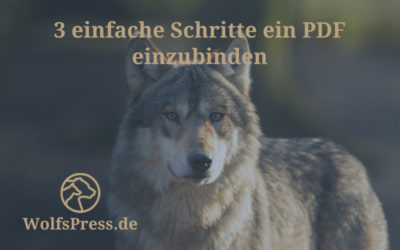 3 einfache Schritte ein PDF auf Deiner Seite einzubinden